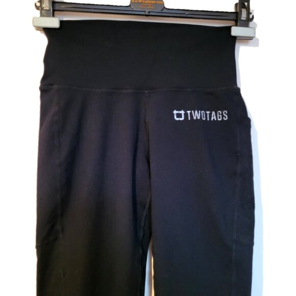 TWOTAGS Red & Black Women's Leggings Bundle Size Small - Picture 3 of 15